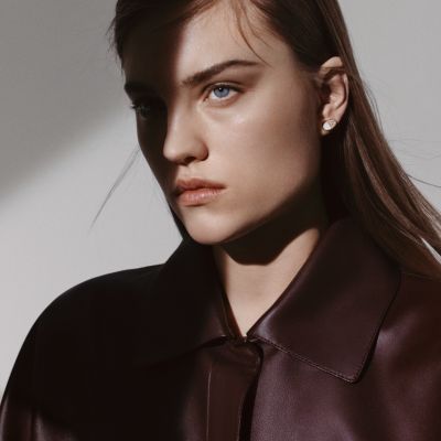 ❤お得なお品❤オーマイヨンピアス ３way ノワールｘゴールド金具 エルメス HERMES O Maillon(エルメス オーマイヨン) ピアス(レディース